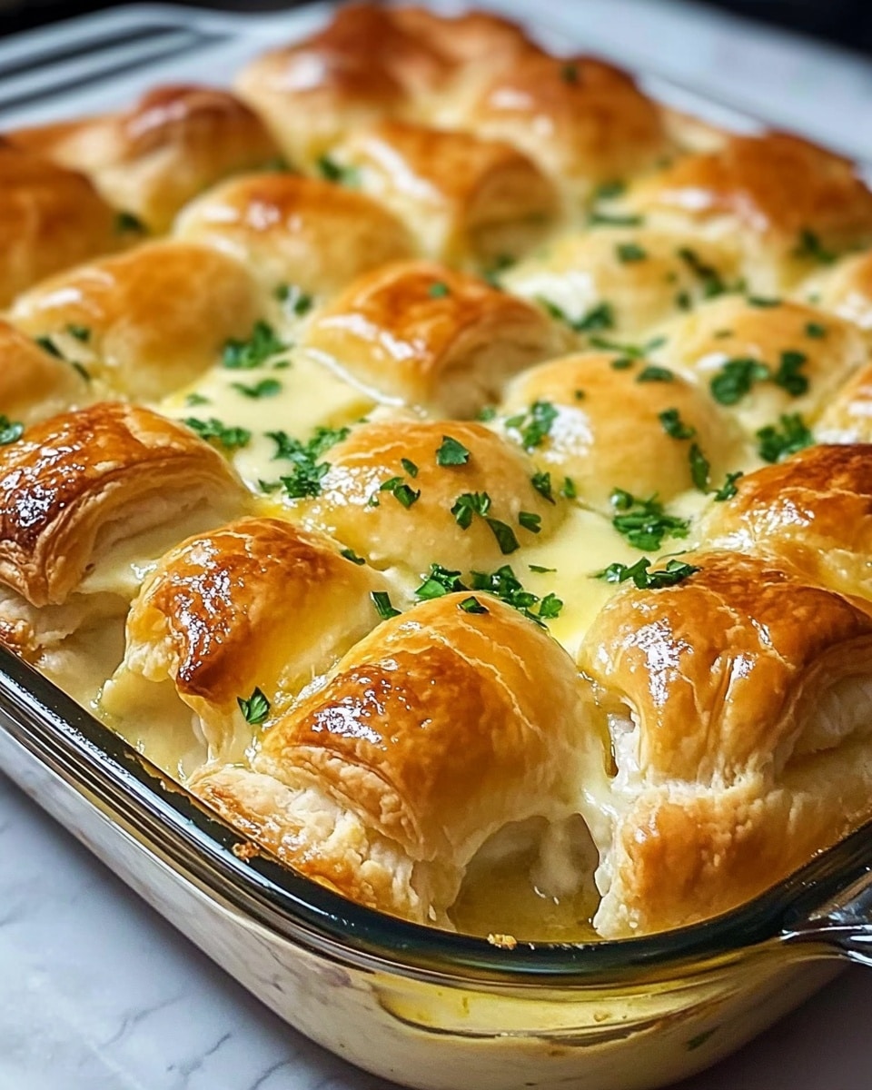 Cheesy Chicken Crescent Bake Recipe - Recipe Image