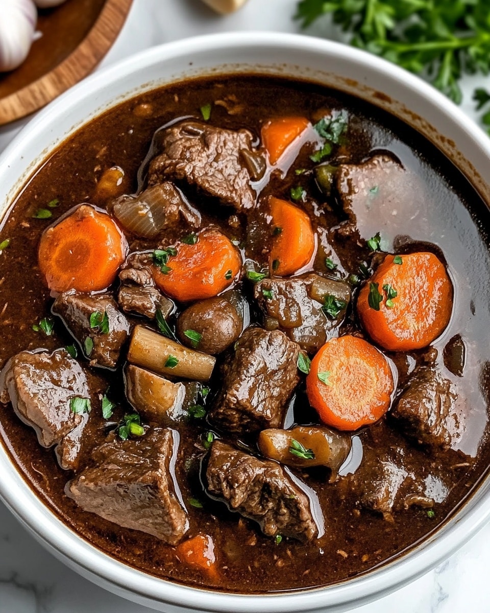 Slow Cooker Beef Bourguignon Recipe - Recipe Image