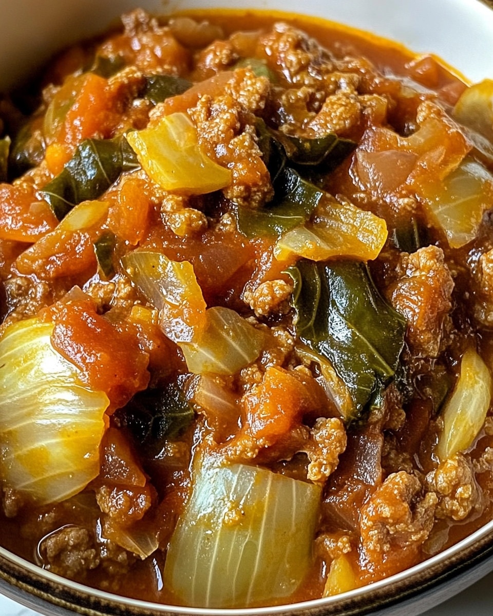Slow Cooker Unstuffed Cabbage Rolls Recipe - Recipe Image