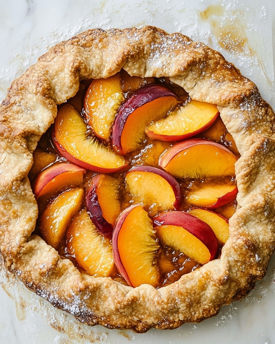 Peach Galette Recipe - Recipe Image