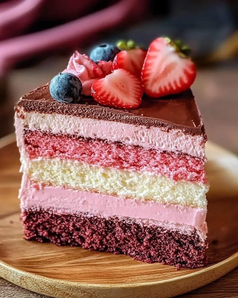 Decadent Neapolitan Cake Recipe