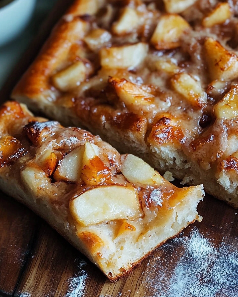 Sourdough Apple Fritter Focaccia Recipe - Recipe Image