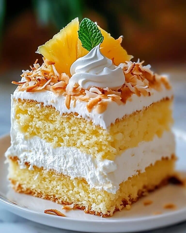 Pineapple Coconut Dream Cake Recipe