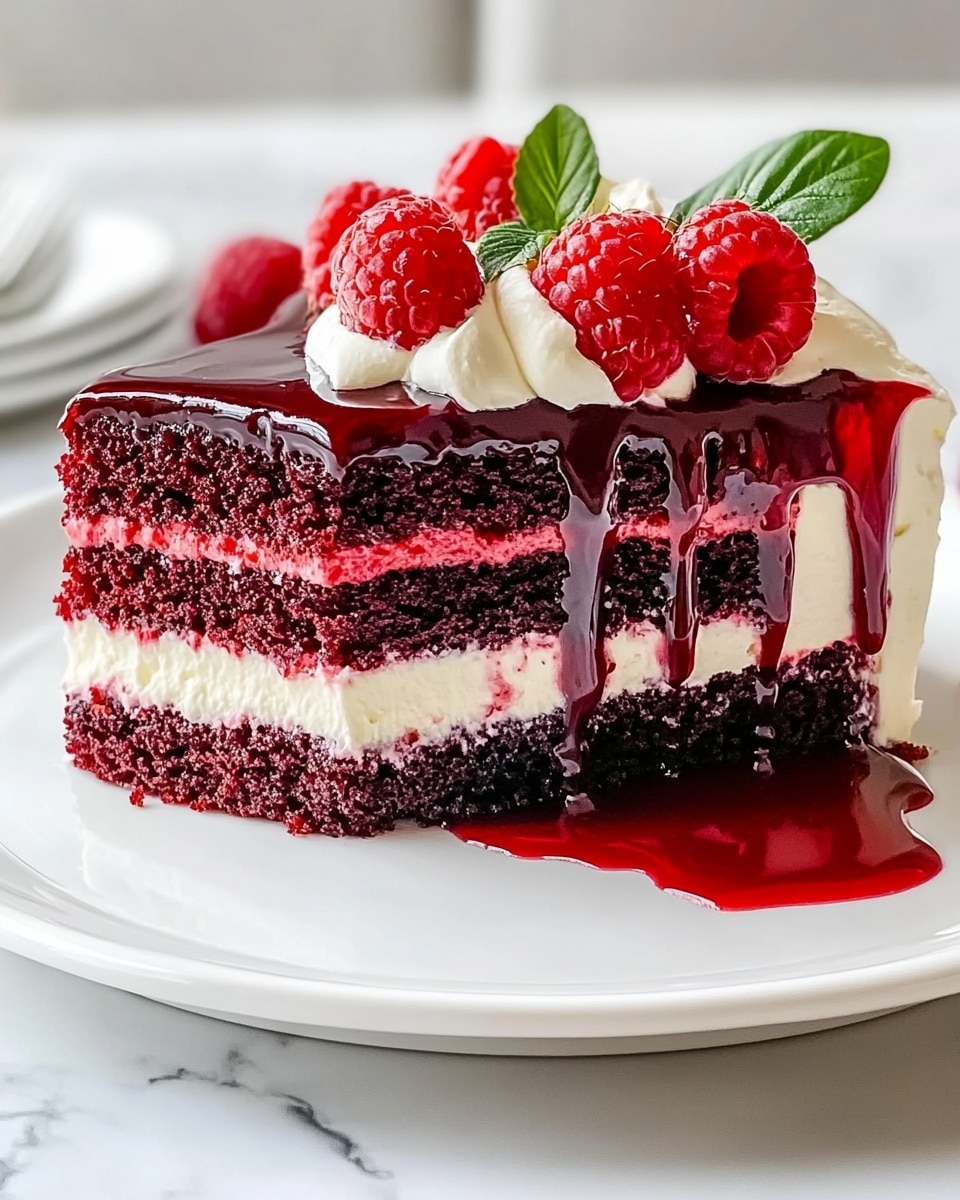 Red Velvet Cheesecake Bliss Recipe - Recipe Image
