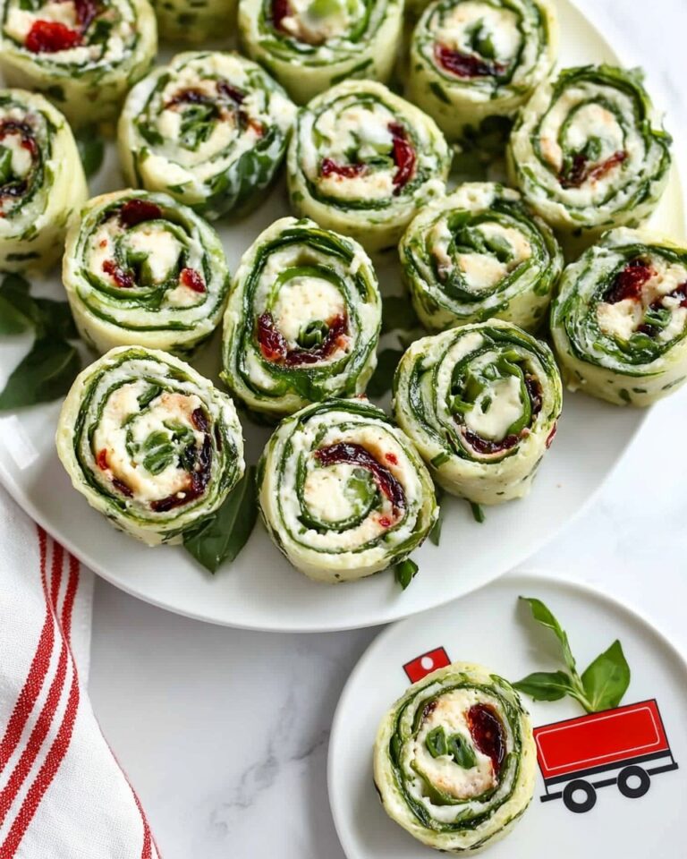 Cranberry Feta Spinach Pinwheels Recipe