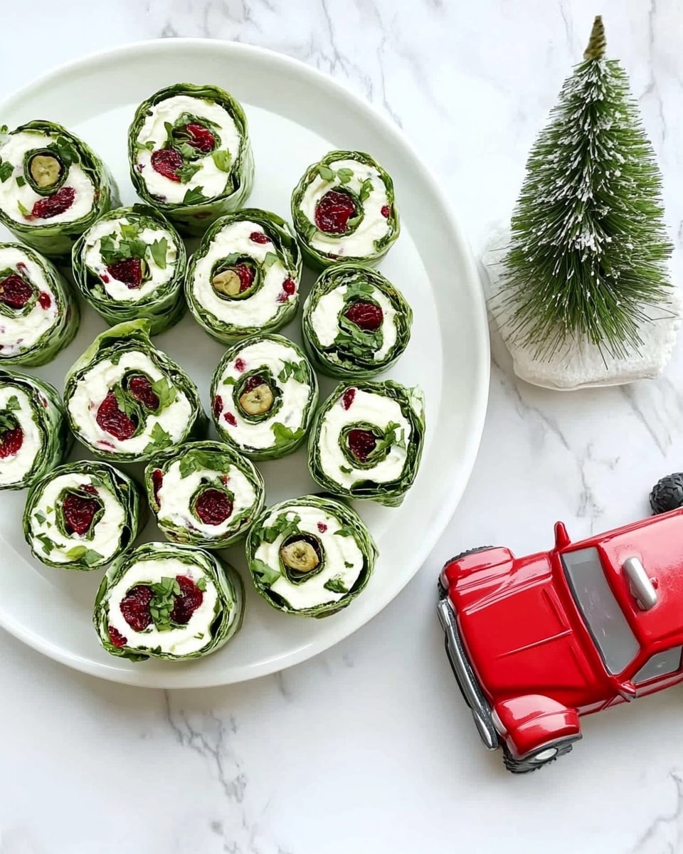 Cranberry Feta Spinach Pinwheels Recipe - Recipe Image
