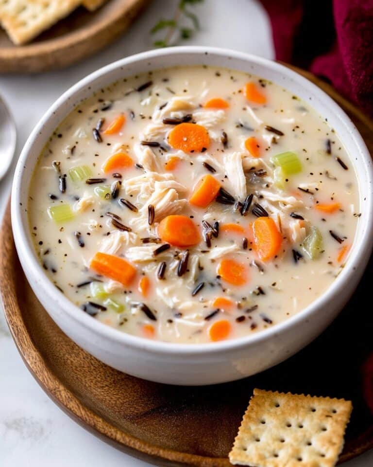 Creamy Chicken and Wild Rice Soup Recipe
