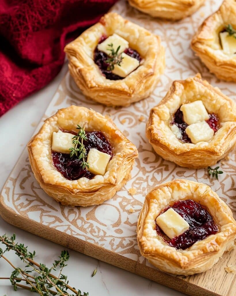 Goat Cheese and Jam Puff Pastry Bites Recipe