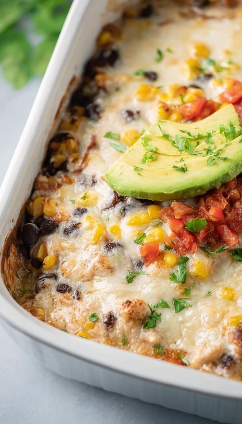 Mexican Chicken Casserole Recipe - Recipe Image