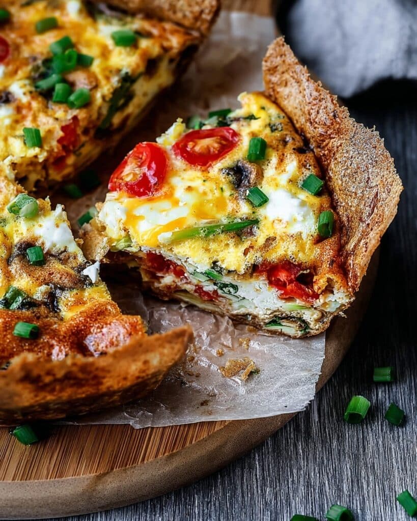 Baked Egg Tortilla (Tortilla Quiche) Recipe