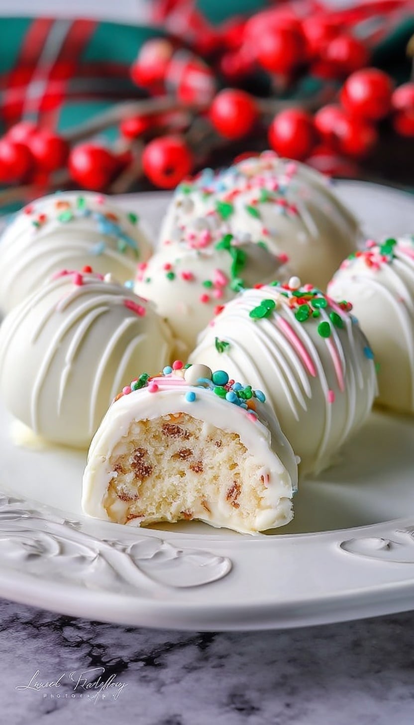 Little Debbie Christmas Tree Cake Balls Recipe - Recipe Image