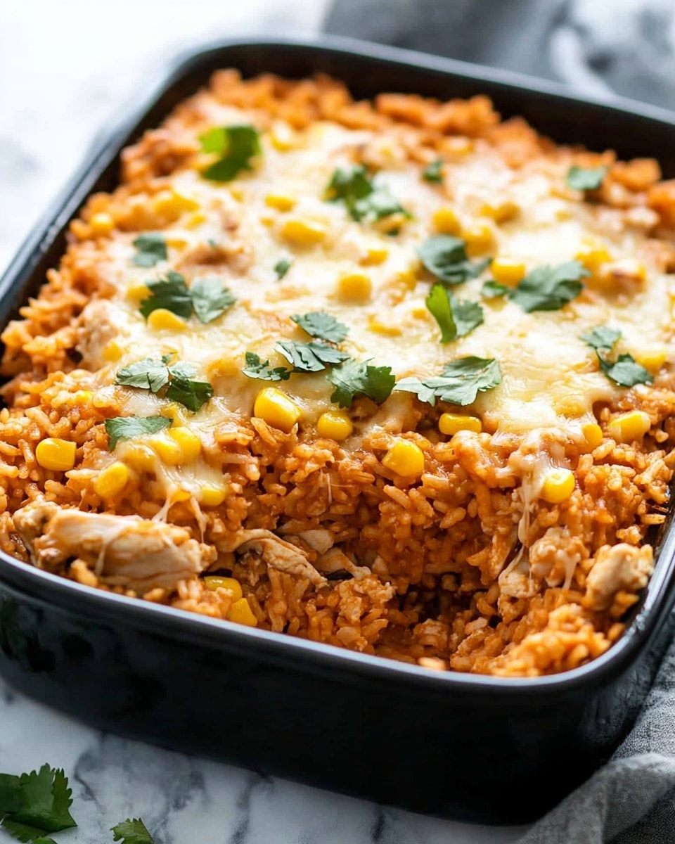 Chicken Enchilada Rice Casserole Recipe - Recipe Image