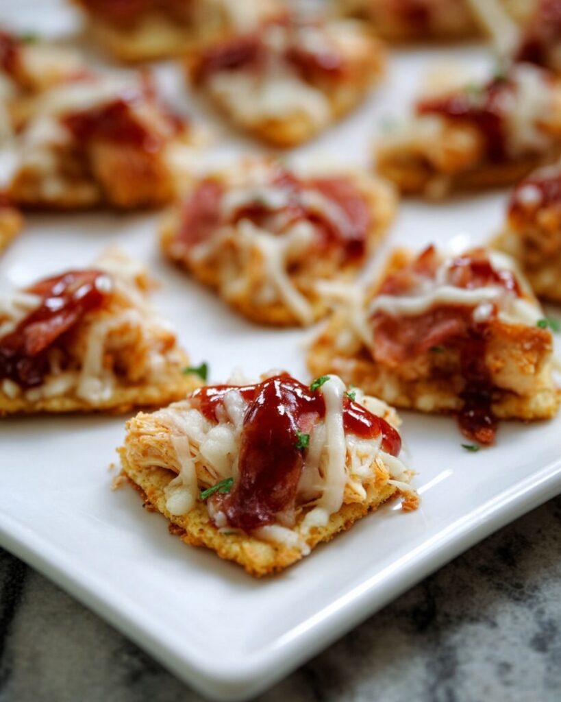 BBQ Chicken Nachos with Tyson Ranch Chicken Chips and Bacon Bits Recipe