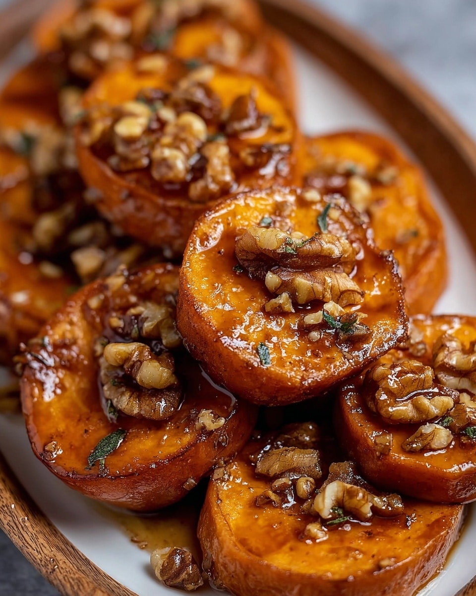 Walnut Maple Roasted Sweet Potatoes Recipe - Recipe Image