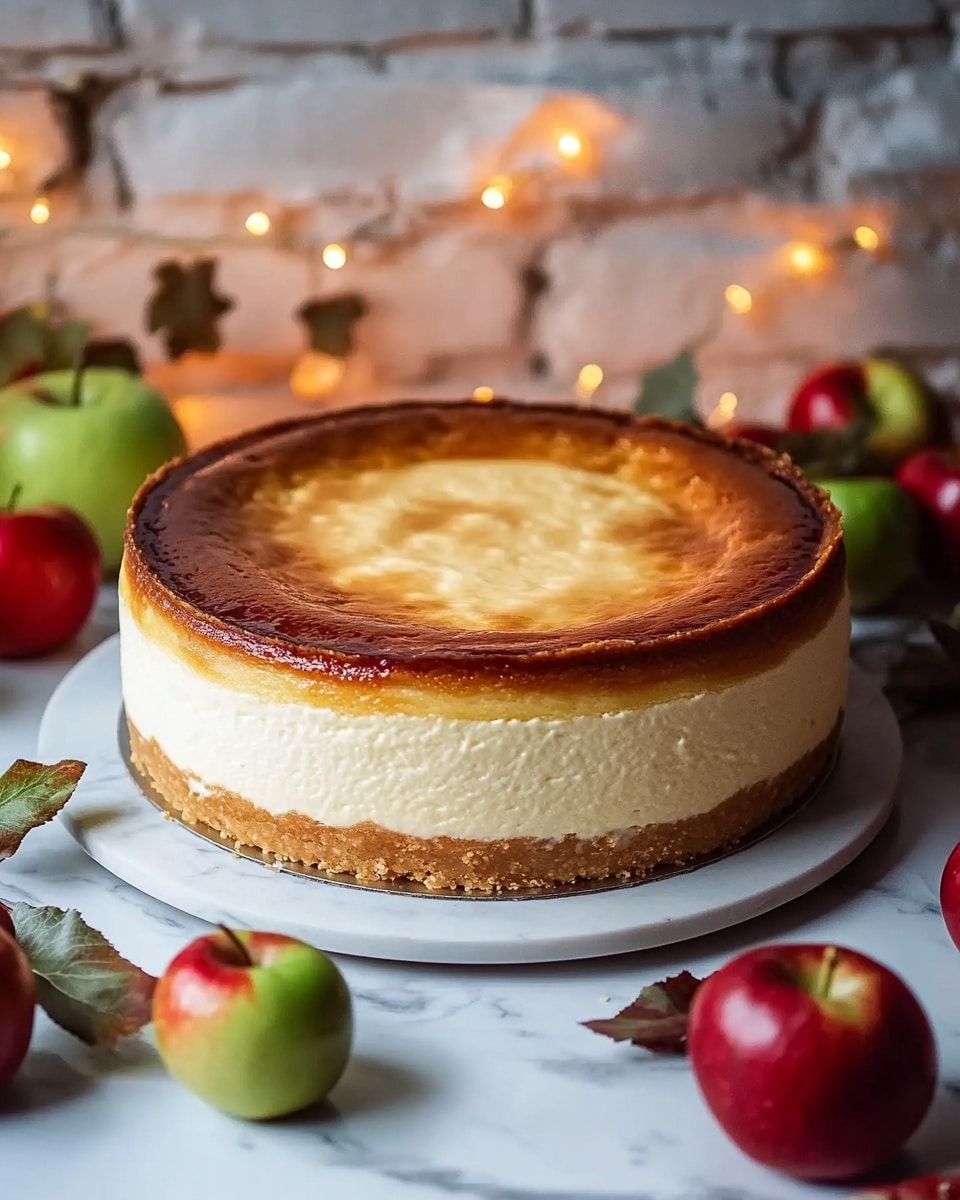 Apple Cinnamon Cheesecake Recipe - Recipe Image