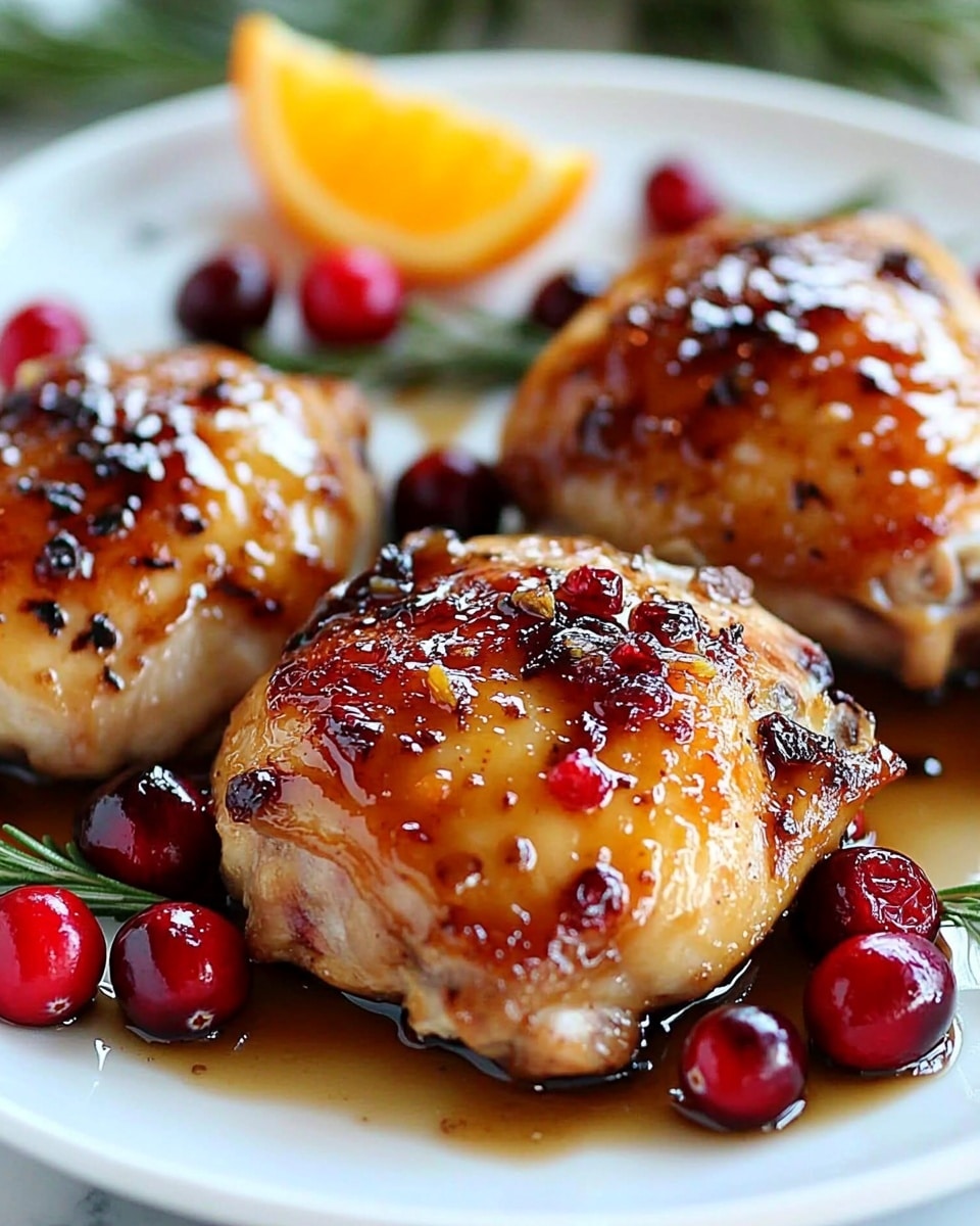 Cranberry Orange Chicken Recipe - Recipe Image