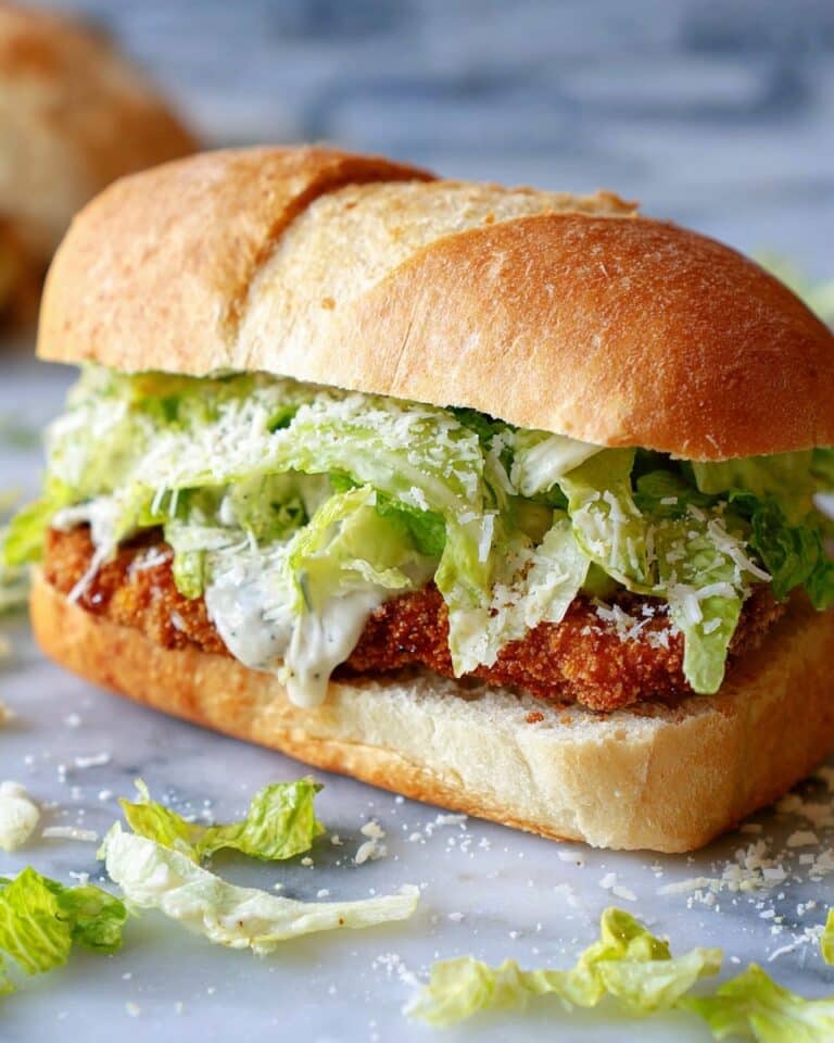 Crispy Chicken Caesar Sandwich Recipe