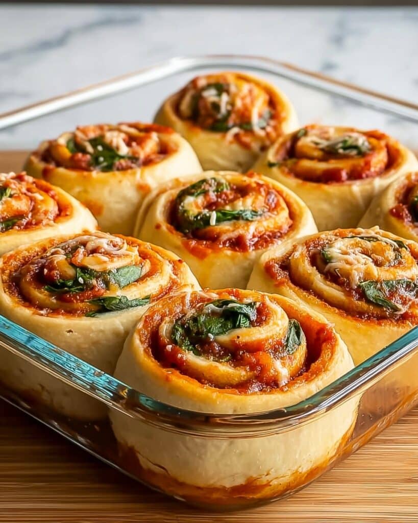 Vegan Caramelized Onion & Spinach Pizza Rolls Recipe