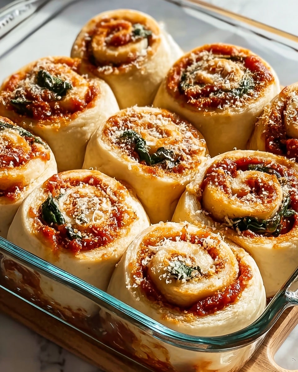 Vegan Caramelized Onion & Spinach Pizza Rolls Recipe - Recipe Image