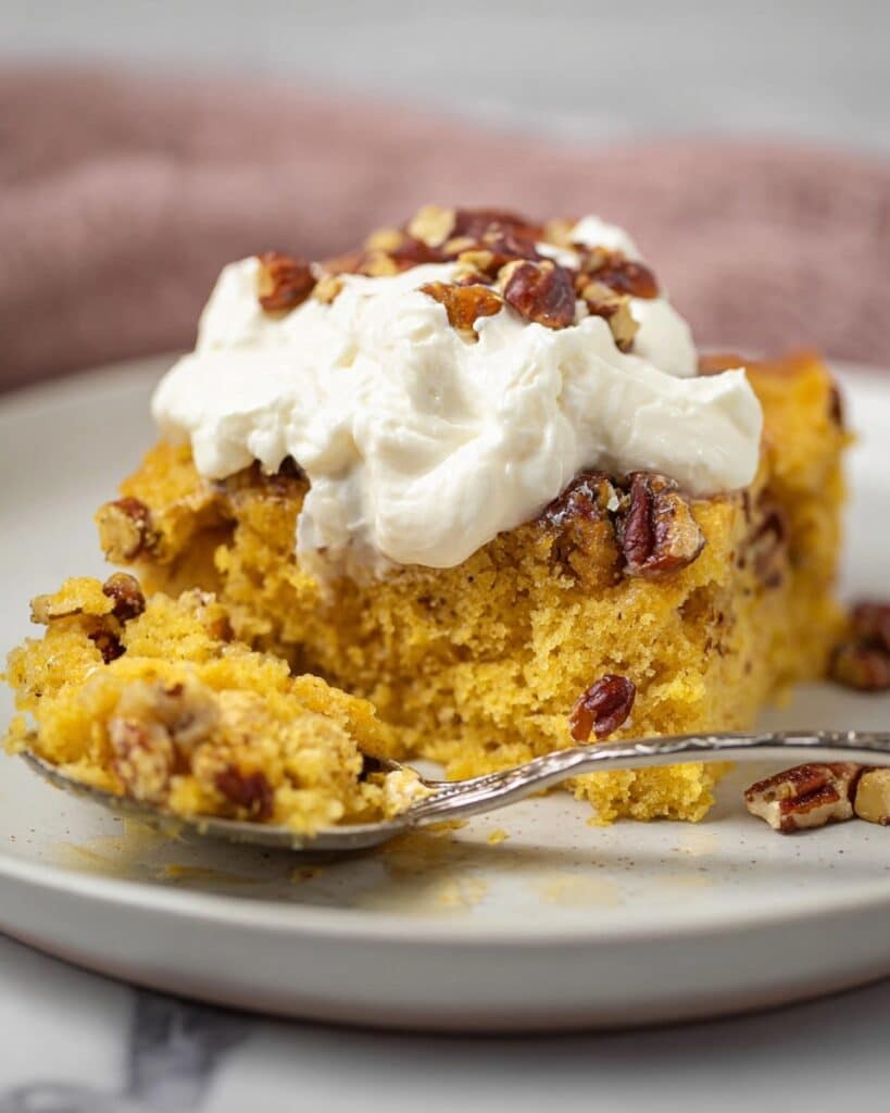 Easy Pumpkin Dump Cake with Pecans Recipe
