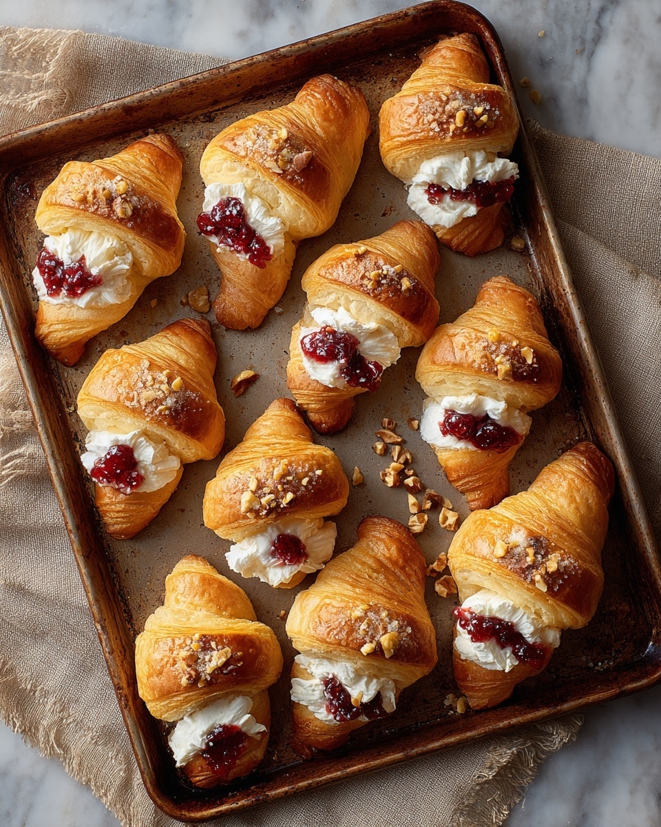 Cranberry Cream Cheese Crescent Bites Recipe - Recipe Image