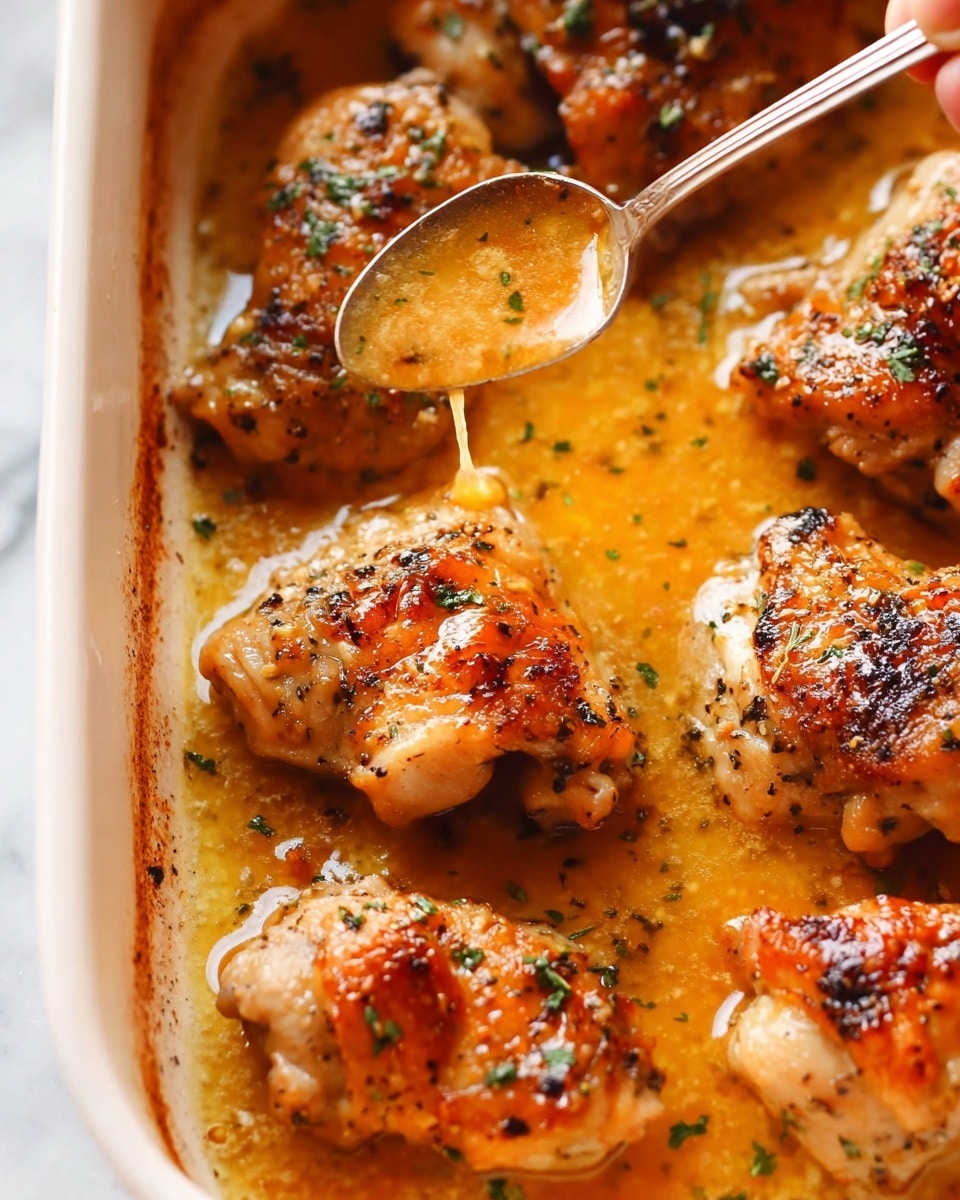 Honey Garlic Lemon Pepper Chicken Thighs Recipe - Recipe Image