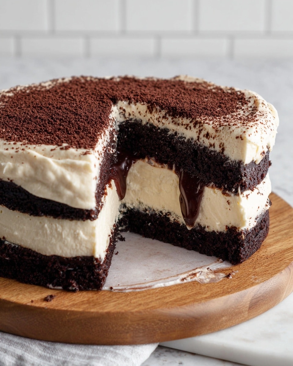 Tiramisu Chocolate Layer Cake Recipe - Recipe Image