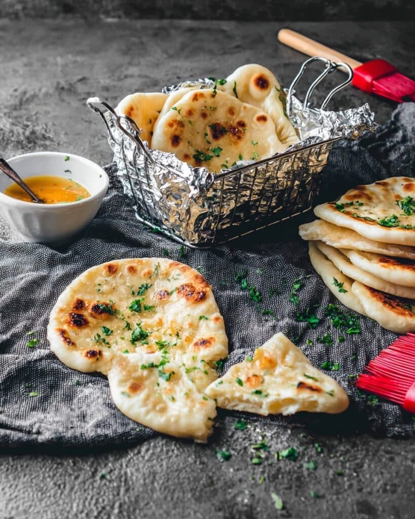 Easy Garlic Pita Bread from Scratch Recipe