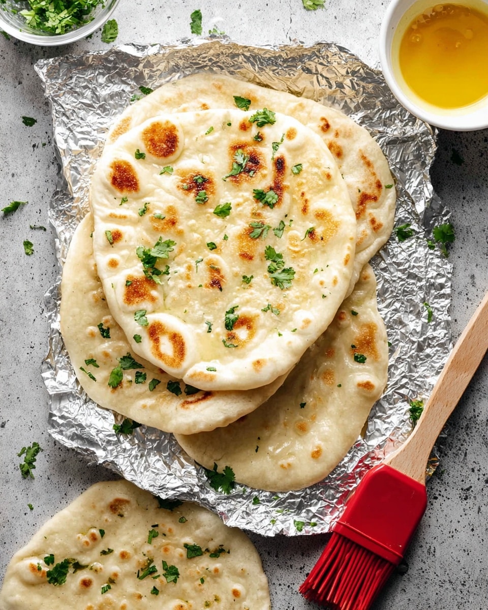 Easy Garlic Pita Bread from Scratch Recipe - Recipe Image