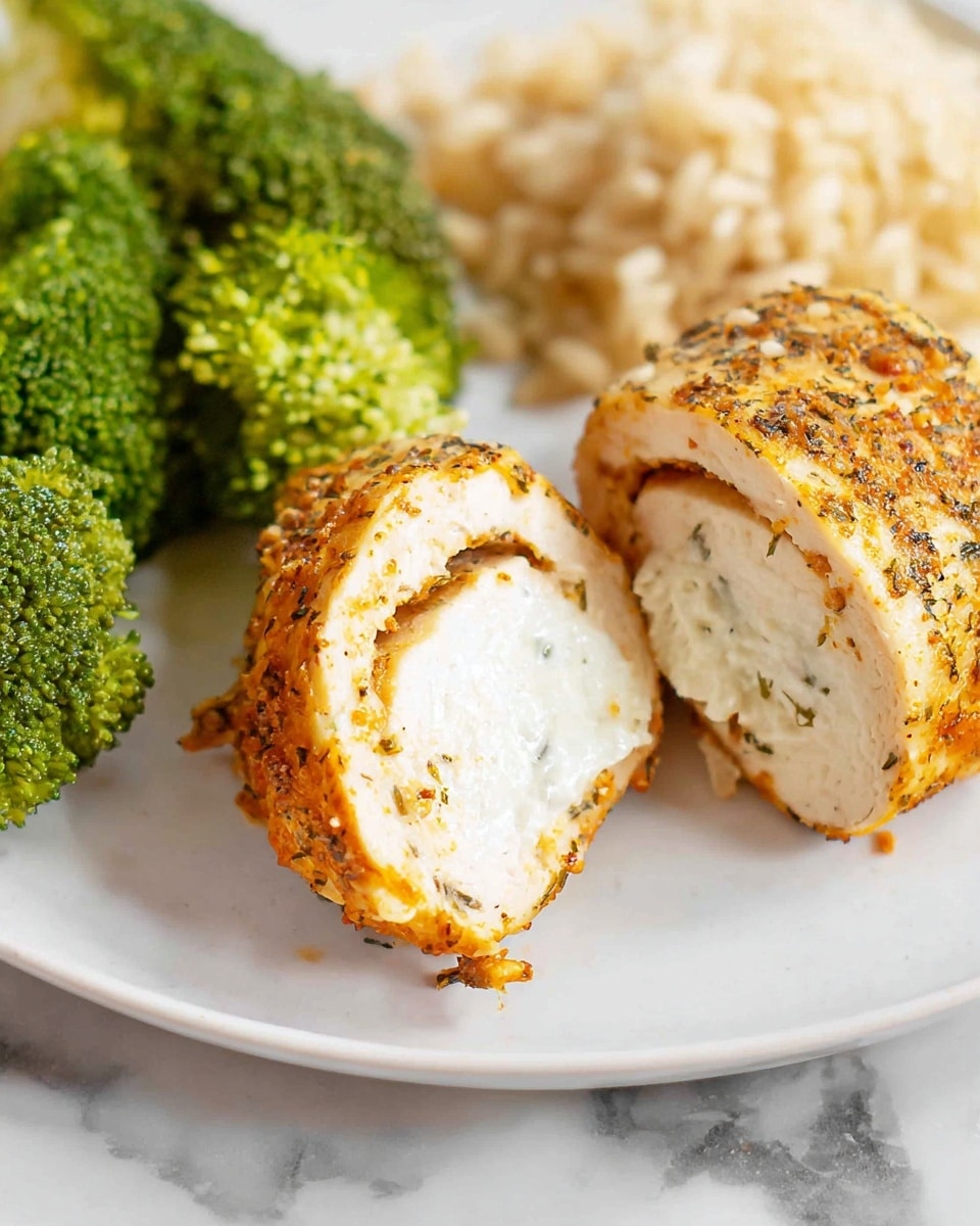 Creamy Garlic Herb Chicken Roll Ups with Mozzarella Recipe - Recipe Image