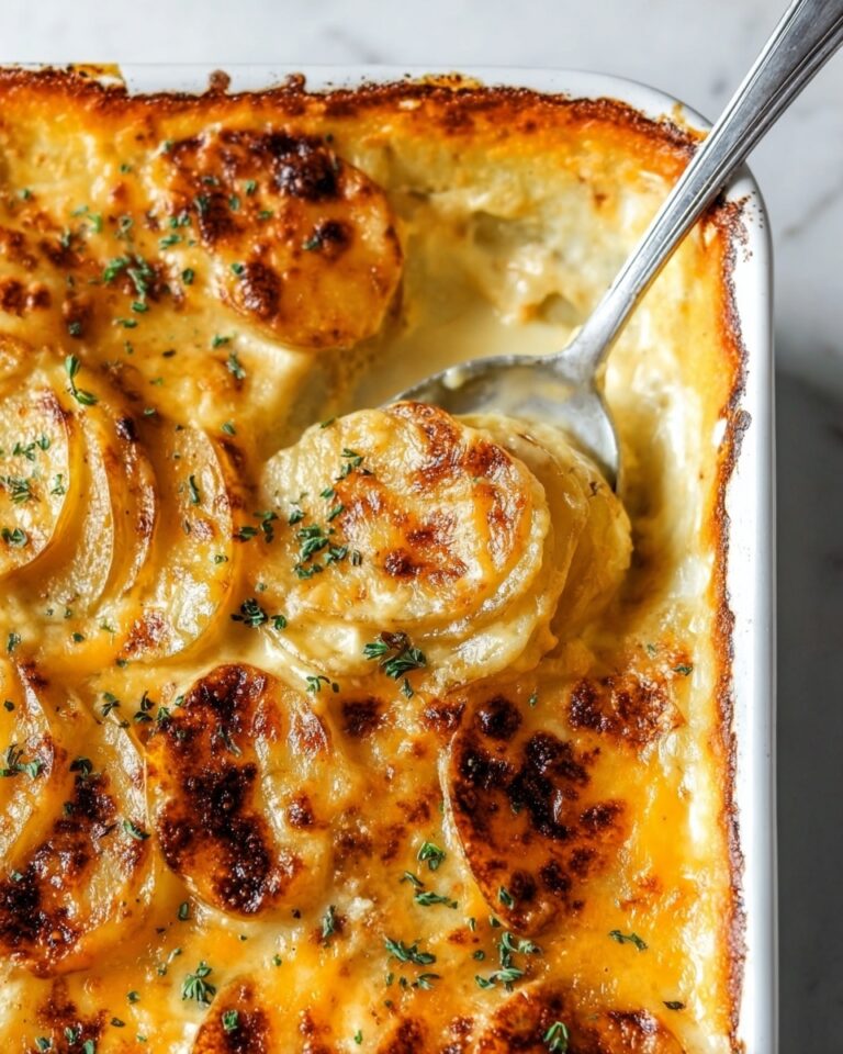 Dad’s Creamy & Cheesy Au Gratin Potatoes Recipe