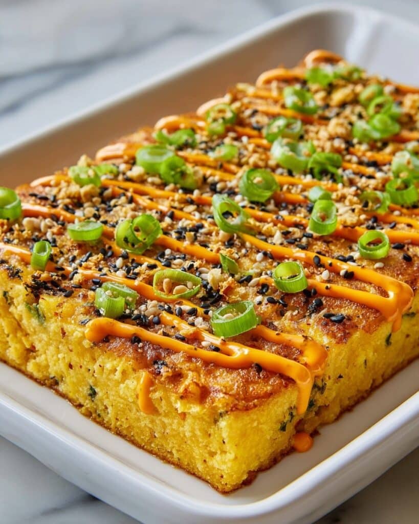 Savory Salmon Sushi Bake Recipe