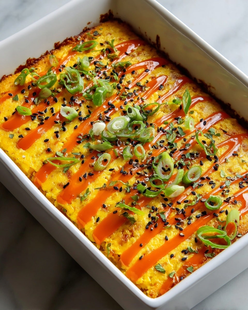 Savory Salmon Sushi Bake Recipe - Recipe Image