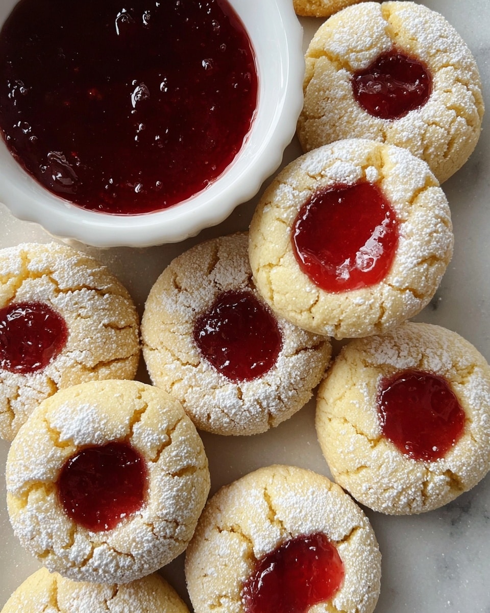 Lemon Cookies with Raspberry Curd Recipe - Recipe Image