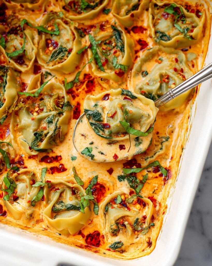 Vegan Baked Dumplings with Red Curry Sauce Recipe
