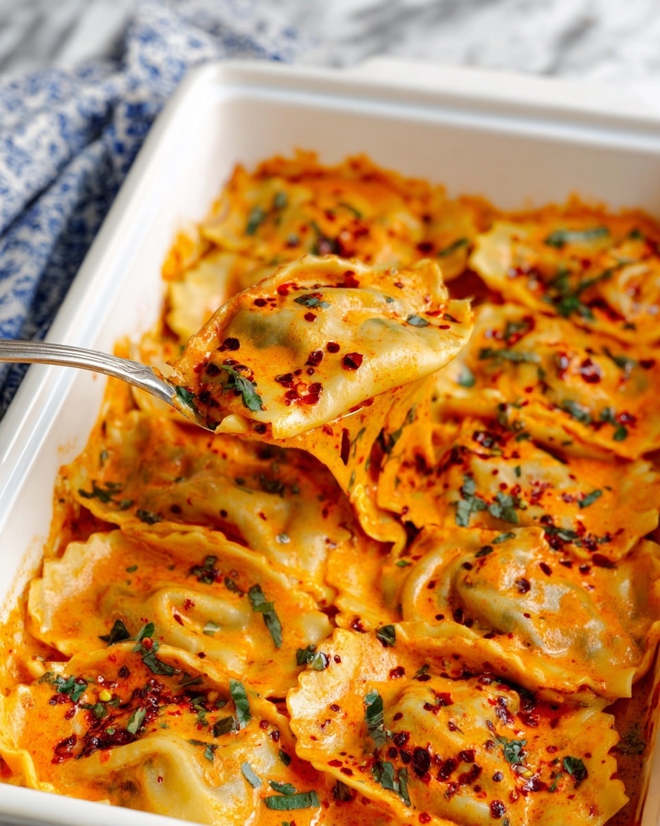 Vegan Baked Dumplings with Red Curry Sauce Recipe - Recipe Image