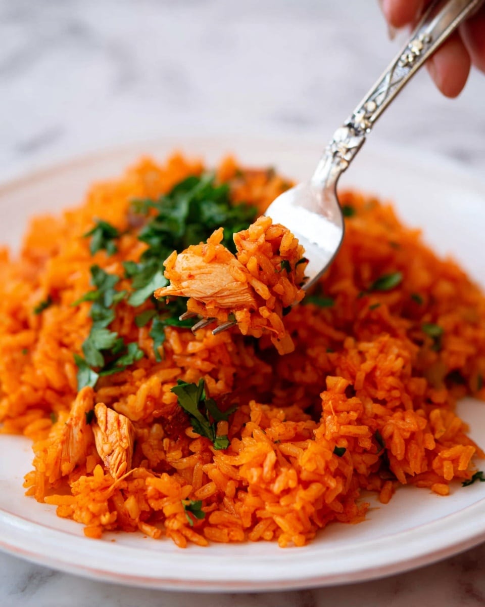 Vegan Red Rice with Sausage and Hot Sauce Recipe - Recipe Image