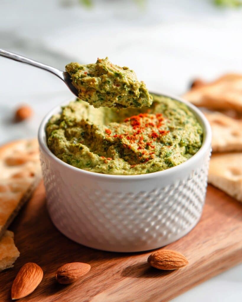 Creamy Almond Pâté with Basil and Lemon Recipe