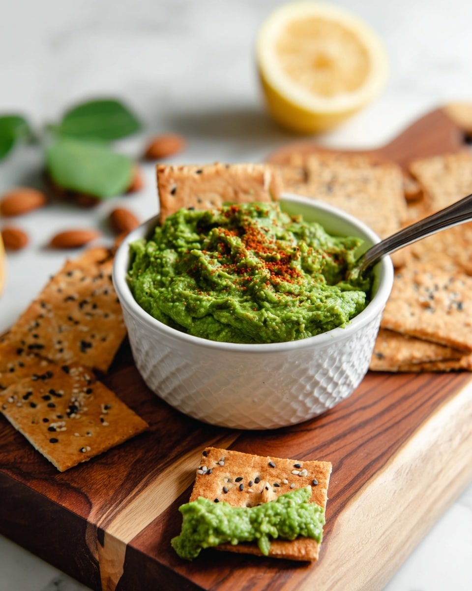 Creamy Almond Pâté with Basil and Lemon Recipe - Recipe Image