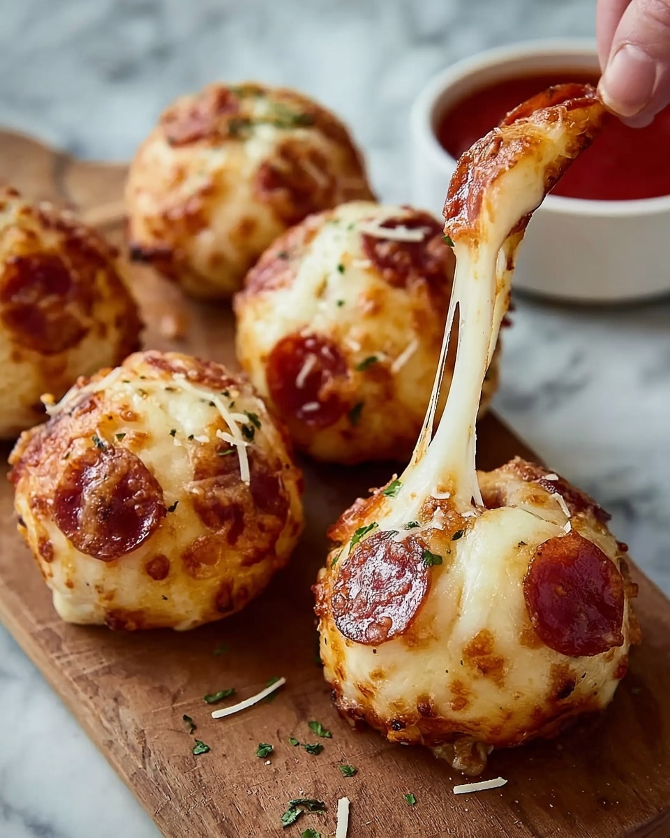 Cheesy Pepperoni Pizza Bombs Recipe