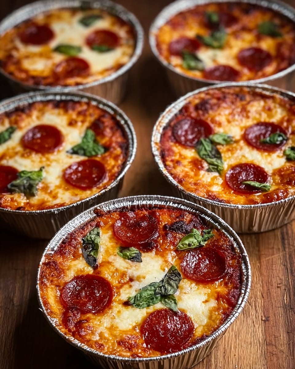 Pizza Pot Pies Recipe - Recipe Image