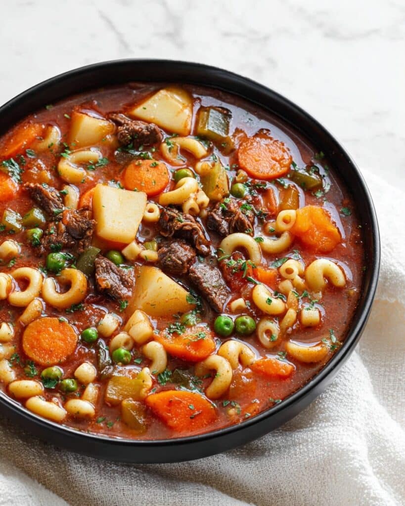 Easy Vegetable Beef Soup Recipe