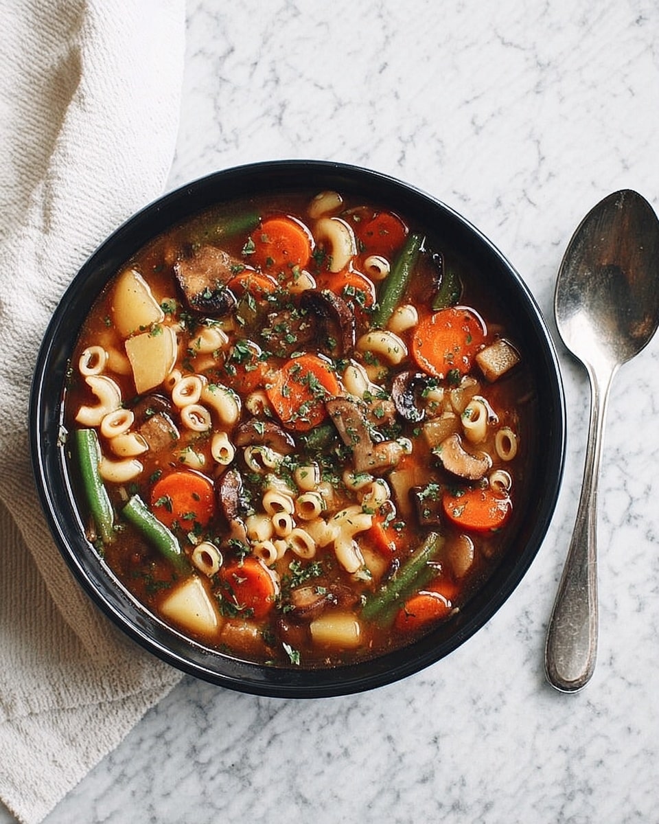 Easy Vegetable Beef Soup Recipe - Recipe Image