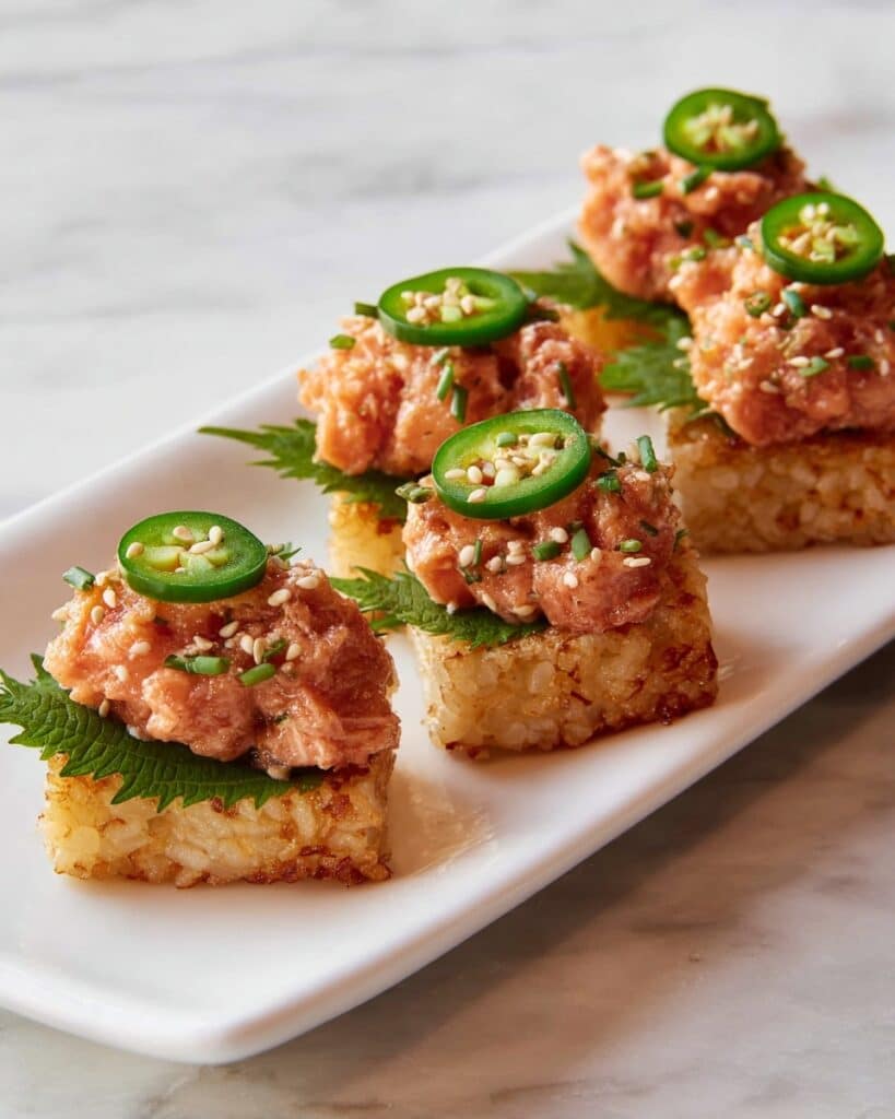 Crispy Rice with Spicy Salmon Recipe