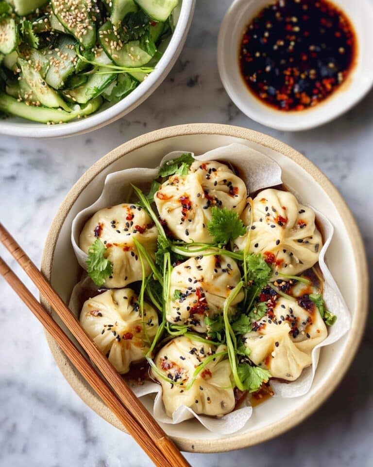 Korean Chicken Steamed Bao Buns Recipe