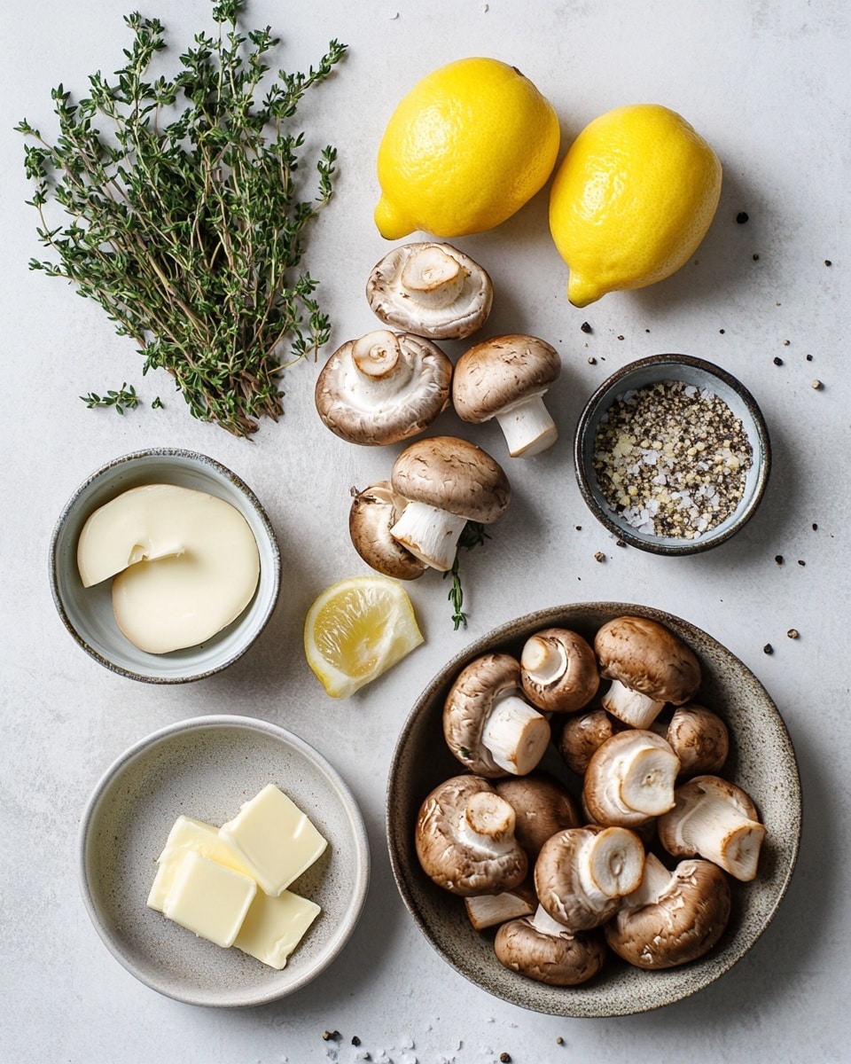 Roasted Mushrooms in Browned Butter, Garlic, and Thyme Sauce Recipe - Recipe Image