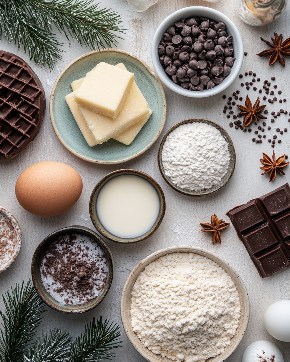 Cozy Christmas Chocolate Spritz Cookies Recipe - Recipe Image