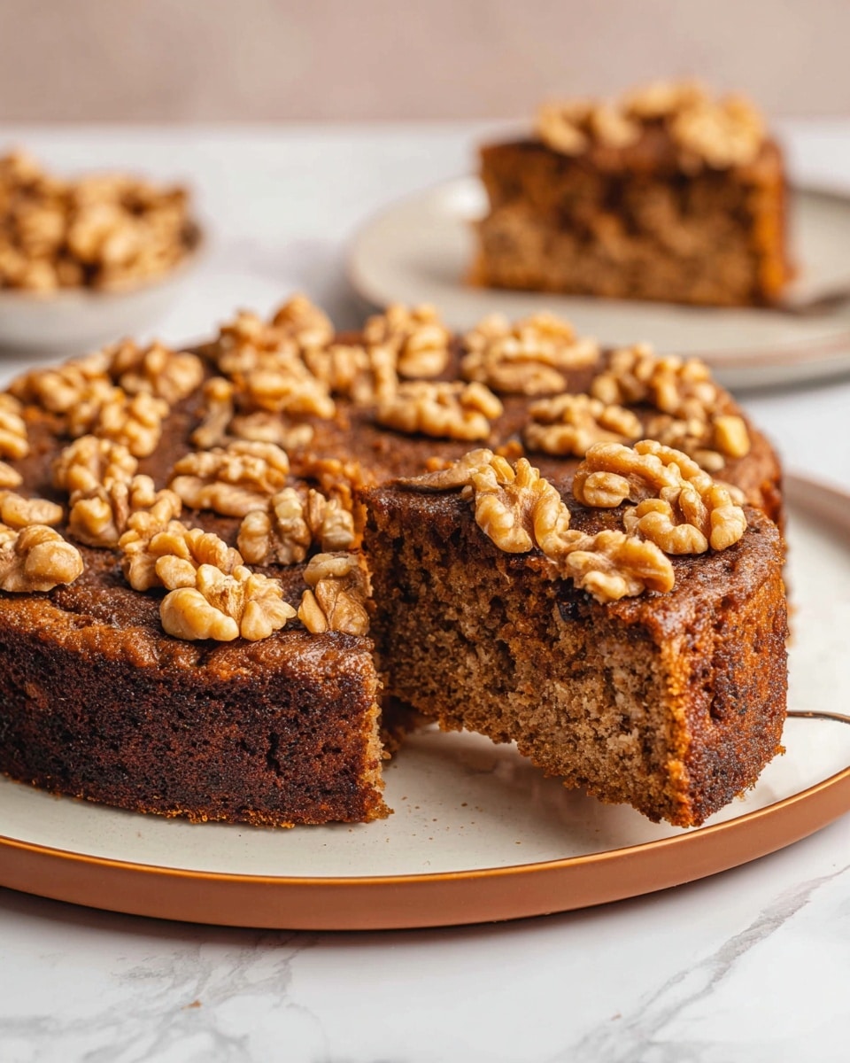 Date and Walnut Cake Recipe - Recipe Image