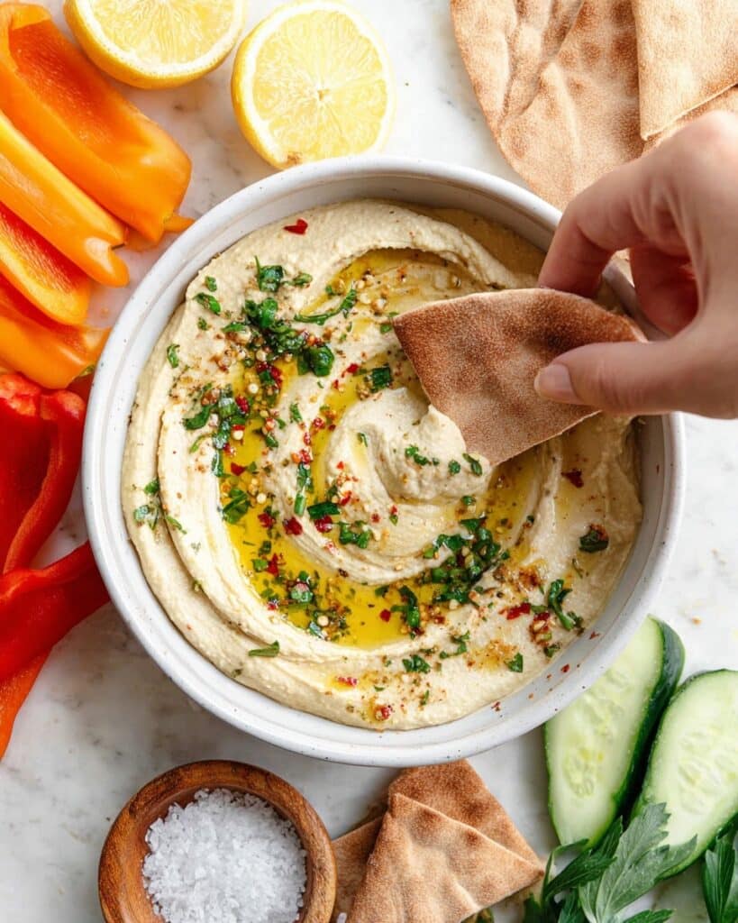 Creamy Baba Ganoush with Tahini and Lemon Recipe
