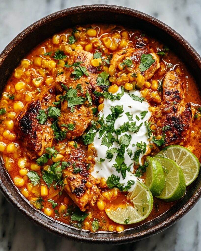 Slow Cooker Street Corn Chicken Recipe